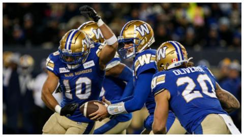 WInnipeg Blue Bombers Grey Cup Favorites